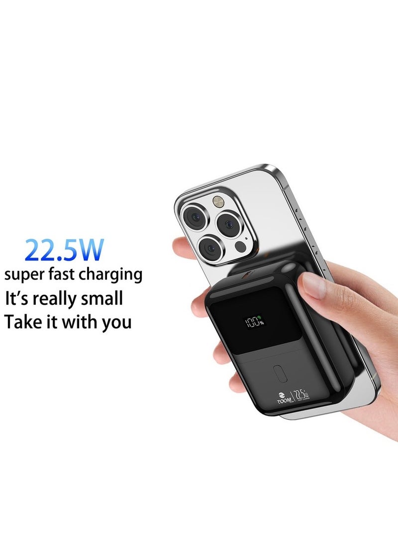 Zoom Plus - ZP10 10000 mAh With PD22.5W(MAXIMO SERIES) Super Fast Power Bank With One Usb-C And One Usb-A, Fast Charging Battery Pack Supporting For Any Types Of Electronic Acessories Also Any Type Of Phone , Laptop And More - Image 1