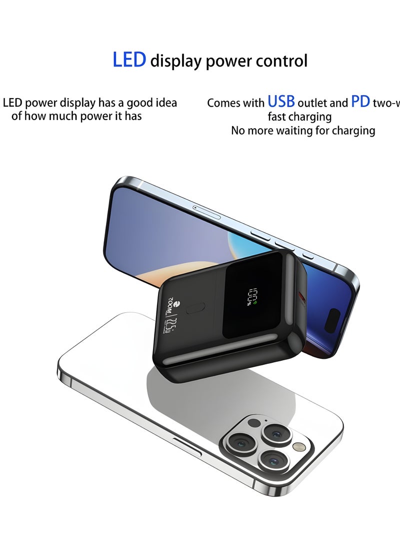 Zoom Plus ZP10 10000 mAh With PD22.5W(MAXIMO SERIES) Super Fast Power Bank With One Usb-C And One Usb-A, Fast Charging Battery Pack Supporting For Any Types Of Electronic Acessories Also Any Type Of Phone , Laptop And More  - Image 3