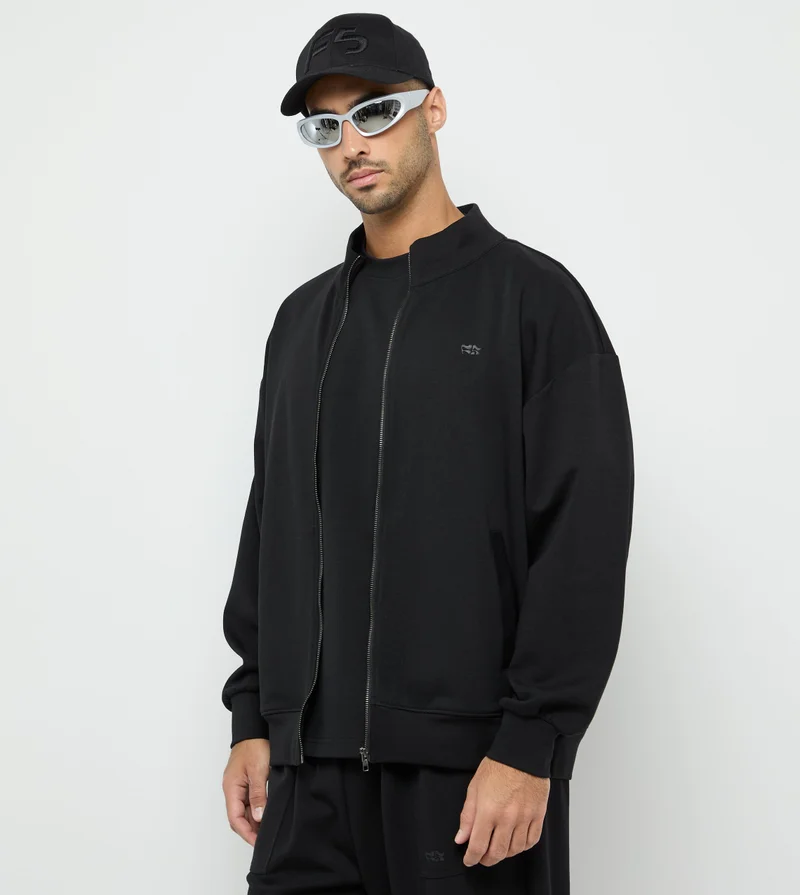 إف5 Men's F5 Regular Fit Zip Up Sweatshirt