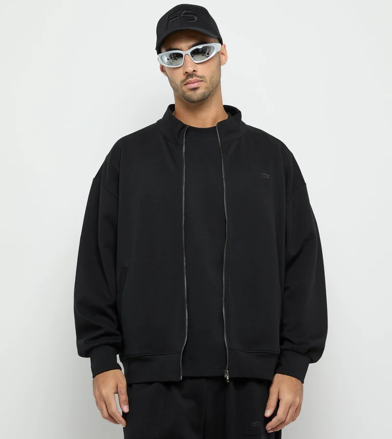 إف5 سويت شيرت رجالي بسحاب بقصة منتظمة