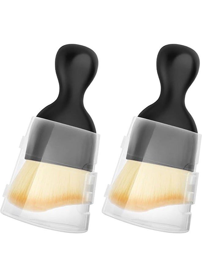 Generic 2 Pcs Car Interior Cleaning Brush, Duster, Detailing Brushes for Electronics, Handmade Model, Cellphone, Keyboard, PC, Laptop, Various Products Cleaning Brush  - Image 1