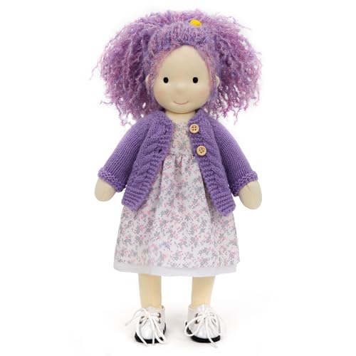 BlissfulPixie Handmade Waldorf Doll Clothes 12 inch Clothing Set with Pretty Box Girl Christmas Birthday PresentFruzies Clothes Accessories - Image 5