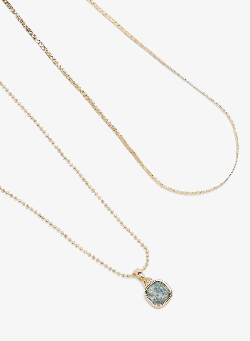 ايلا ليمتد اديشن قلادات متدلية مرصعة بالجواهر الرقيقة - Image 3