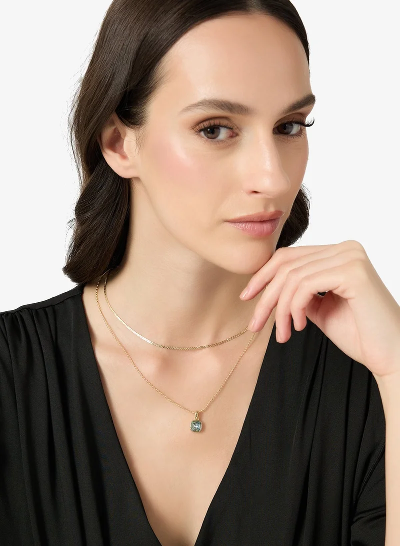 Dainty Jewel Embellished Layered Necklaces