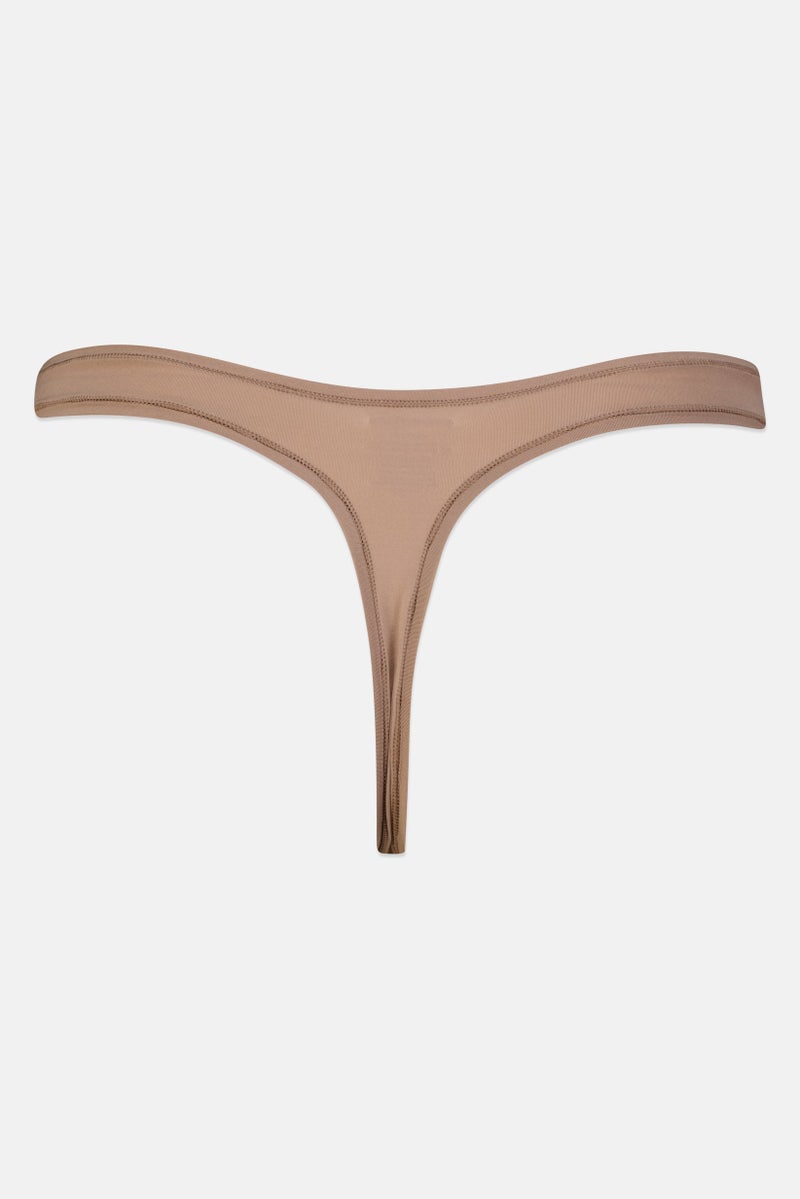 Rene Rofe Women 5 Pieces Solid Thong, Multicolor - Image 4