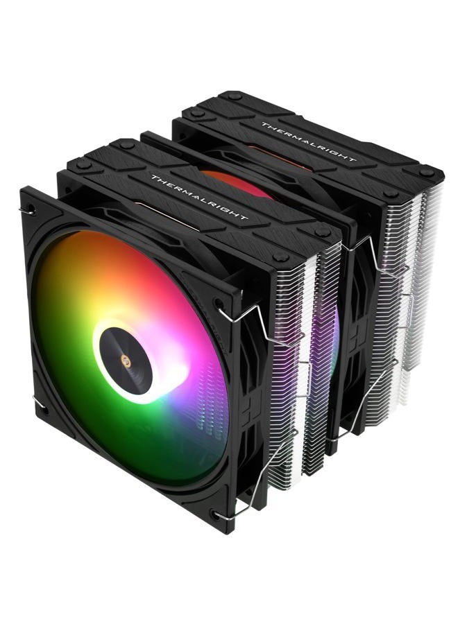 Thermalright Peerless Assassin 120 ARGB Black V3 CPU Cooler,6 Heat Pipes CPU Air Cooler,Dual TL-P12-S PWM Fans,157mm High,for Intel LGA1700/1851/1150/1151/1200/2011,AM4/AM5 - Image 1