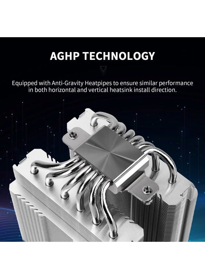 Thermalright Peerless Assassin 120 ARGB Black V3 CPU Cooler,6 Heat Pipes CPU Air Cooler,Dual TL-P12-S PWM Fans,157mm High,for Intel LGA1700/1851/1150/1151/1200/2011,AM4/AM5 - Image 2