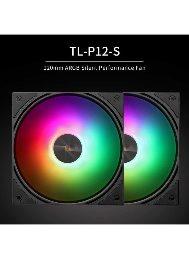 Thermalright Peerless Assassin 120 ARGB Black V3 CPU Cooler,6 Heat Pipes CPU Air Cooler,Dual TL-P12-S PWM Fans,157mm High,for Intel LGA1700/1851/1150/1151/1200/2011,AM4/AM5 - Image 5