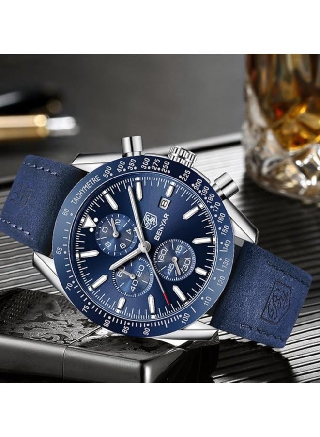 بينيار ساعات رجاليه  كوارتز ضد الماء - Image 4