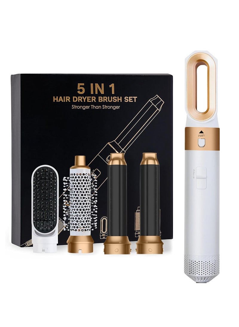 DOSCHER 5-in-1 Hair Dryer Brush & Styling Tool Set All-in-One Salon Hot Air Styler for Drying, Combing, Curling, Straightening & Preventing Hand Burns  - Image 2