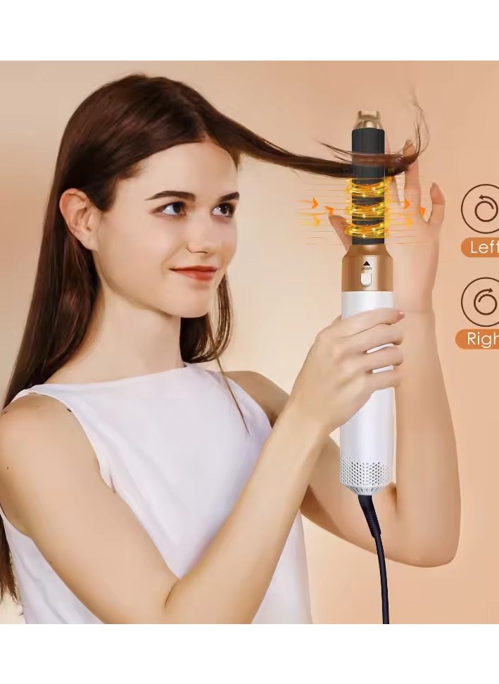 5-in-1 Hair Dryer Brush & Styling Tool Set All-in-One Salon Hot Air Styler for Drying, Combing, Curling, Straightening & Preventing Hand Burns