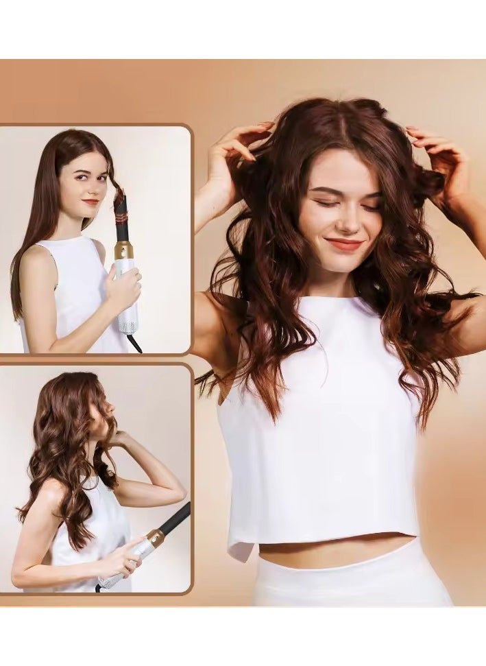 DOSCHER 5-in-1 Hair Dryer Brush & Styling Tool Set All-in-One Salon Hot Air Styler for Drying, Combing, Curling, Straightening & Preventing Hand Burns  - Image 5