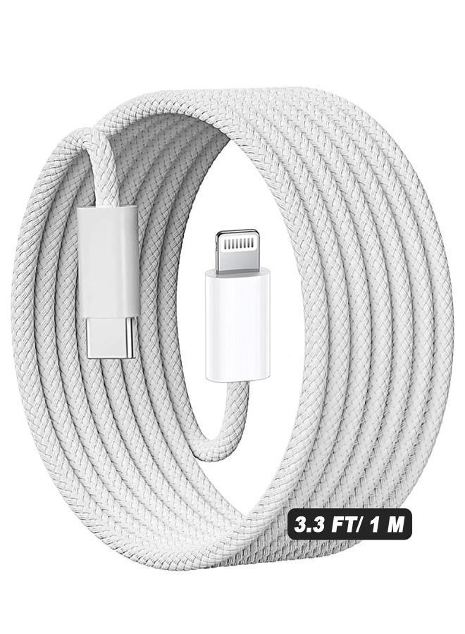 صورة العالمة محول كيبل USB C إلى لايتنينج [مصدق عليه من ابل] متوافق - نوع سي لاجهزة ايفون 14 برو ماكس 13 12 11 X XS XR 8 بلس ايربودز يدعم توصيل الطاقة 1 متر - Image 2
