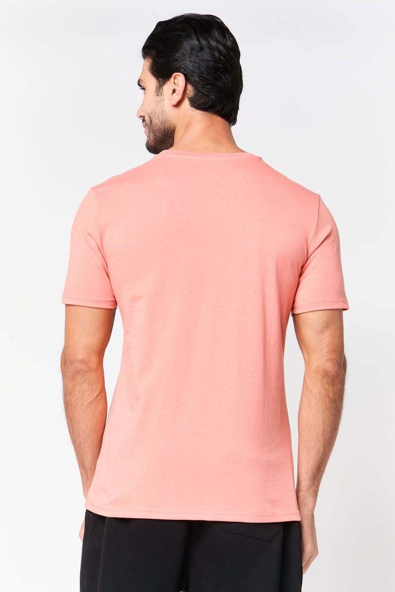 Hurley Men Sportswear Fit Short Sleeve Outdoor T-Shirt, Rust - Image 4