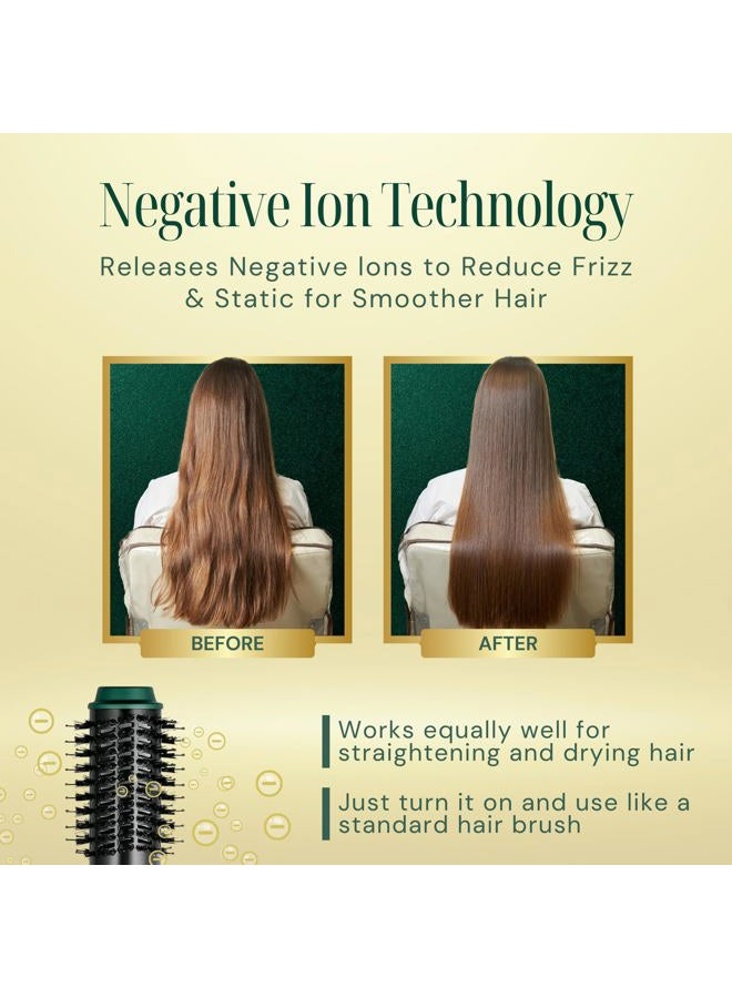 Asani Professional Hot Air Brush for Women, Multipurpose Hair Dryer Brush for Curling or Straightening, Hair Volumizer, Blow Dryer Brush with Interchangeable Brushing Heads for All Hair Types - Image 4