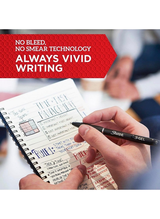 Sharpie S-Gel, Gel Pens, Ultra Fine Point (0.38Mm), Black, 12 Count - Image 4