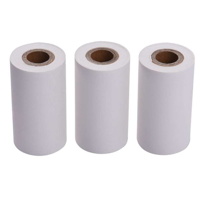 PAPERANG 3 Rolls 57x30mm Self-Adhesive Thermal Paper Roll White Sticky Paper Long-Lasting 5-years for PAPERANG P1(S)/P2(S) Pocket Thermal Printer - Image 2