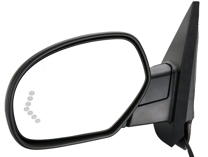 ZAPOSTS Side View Mirror Fit for 0713 Chevy Silverado 1500 2500 HD 3500 HDGMC Sierra 1500 2500 HD YukonYukon XL 1500Power Heated Manual Folding with Arrow Turn Signal Puddle Light Driver Side
