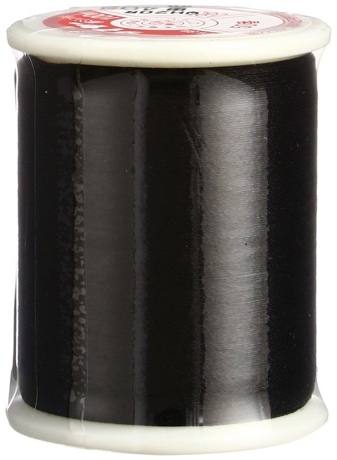 Superior Threads Tire Silk #50 3-Ply 50-Weight High Sheen Silk Embroidery Quilting Sewing Thread - 109 Yard Spool (#402 Black)