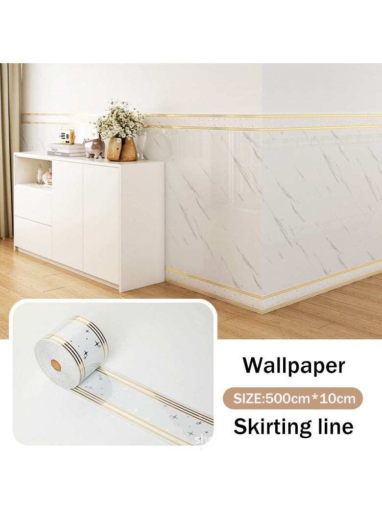 PVC الرخام بريق ورق الحائط الحدود الحديثة هندسية الجدار تغطي الحدود ملصق قشر وعصا الجدار الحدود باكسبلاش ذاتية اللصق الحدود ديكور بلاط ملصقات مطبخ مجلس الوزراء المرحاض الحدود