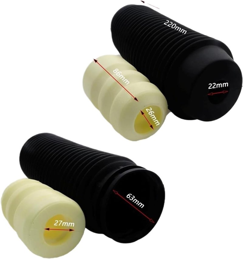 Wivplex Front Dust Cover Air Shock Absorber Boot Set for Chevrolet EPICA - Image 2
