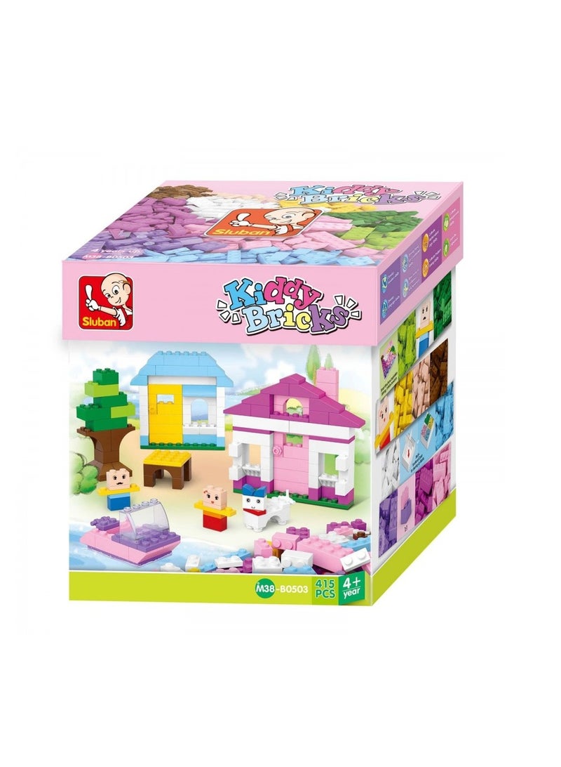 Sluban - Kiddy Bricks Building Blocks 415 Pieces - M38-B0503 - Image 1