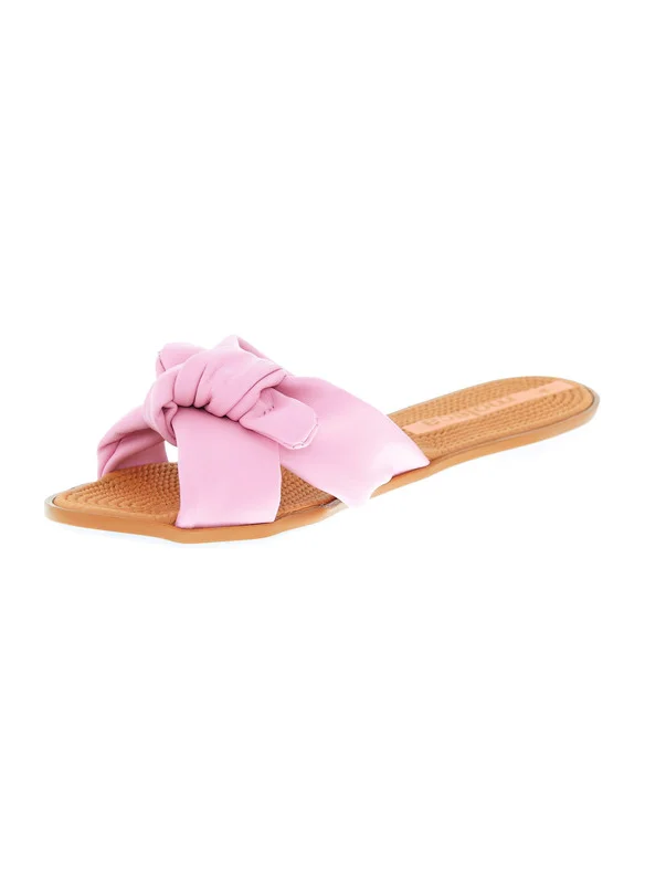 MOLECA Moleca Ladies Flat Sandals Pink | Made In Brazil