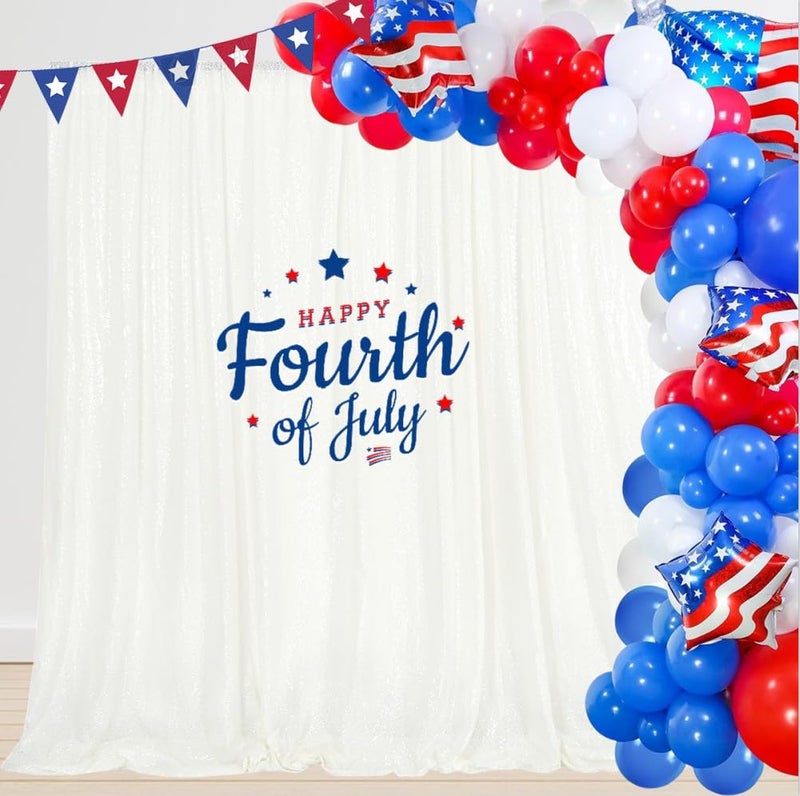 PartyDelight Sequin Backdrop Iridescent 6FTx6FT for Photography Curtain Special Events Party - Image 2