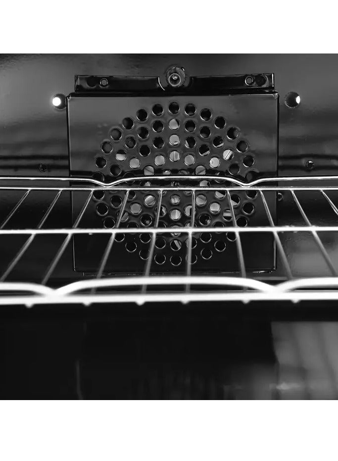 UNIONAIRE Gas cooker, 5 burners, safety oven and grill, 60/80 cm, Gusto stainless steel, complete with fan, 2 knobs for oven and grill - Image 2