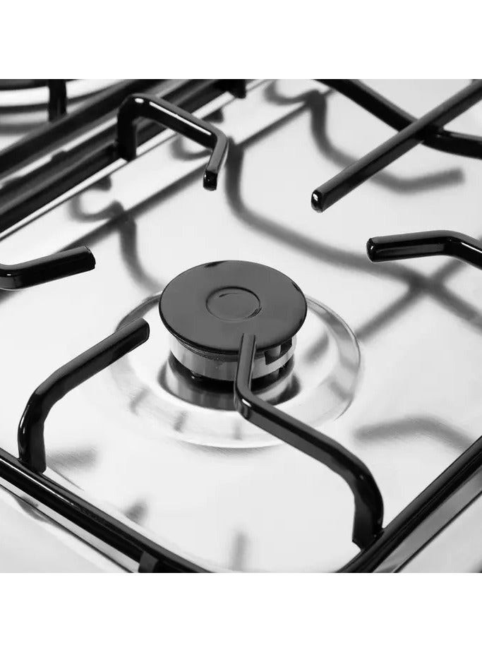 UNIONAIRE Gas cooker, 5 burners, safety oven and grill, 60/80 cm, Gusto stainless steel, complete with fan, 2 knobs for oven and grill - Image 4