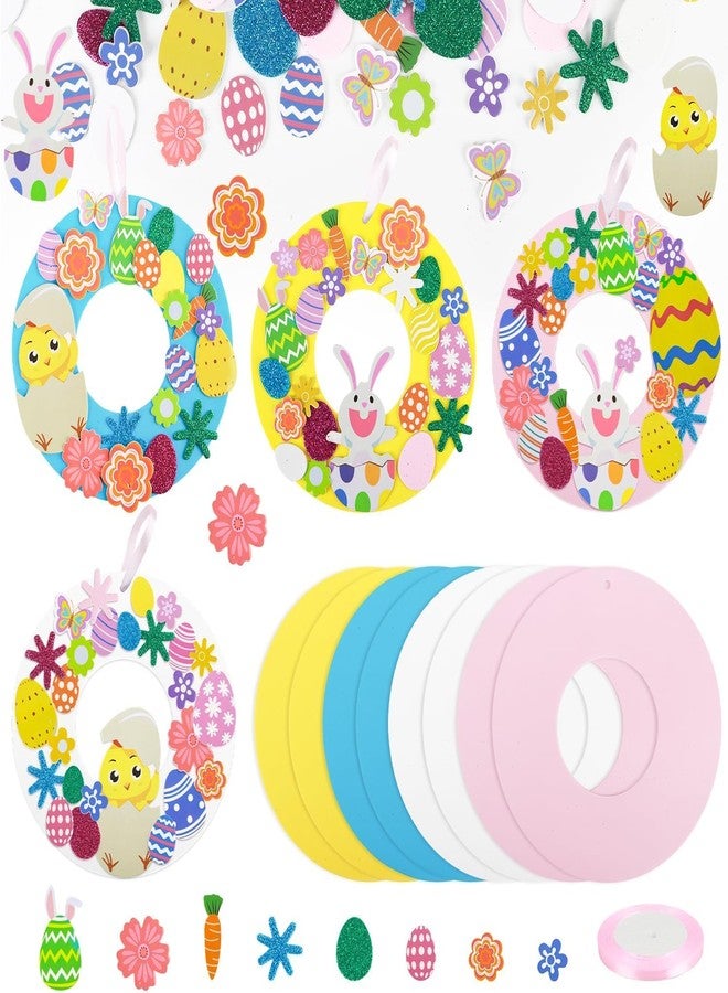 FOPINOA Foam Easter Crafts, 8 Sets Easter Craft Kits Foam Stickers Easter Foam Crafts DIY Foam Easter Stickers Arts and Crafts for Holiday Activities Easter Day Party Supplies Home Decoration - Image 2
