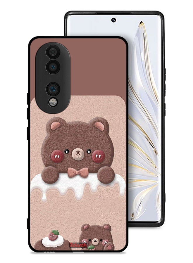 Tolwak Honor 70 Protective Case Cover Bear Strawberry - Image 1