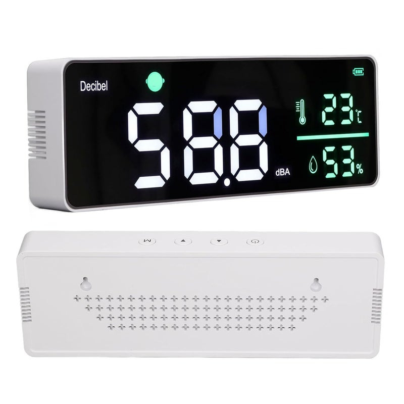 Large Wall Hanging LED Meter For Classroom With Sound Level Temperature Humidity Display - Image 4