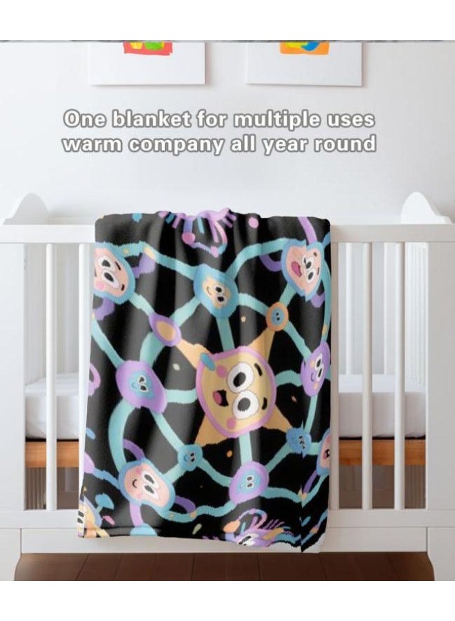 general Baby and children's cartoon flannel thin blanket (warm and comfortable, suitable for sleep, game use) 70cm*100cm - Image 4