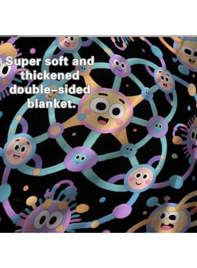 general Baby and children's cartoon flannel thin blanket (warm and comfortable, suitable for sleep, game use) 70cm*100cm - Image 1