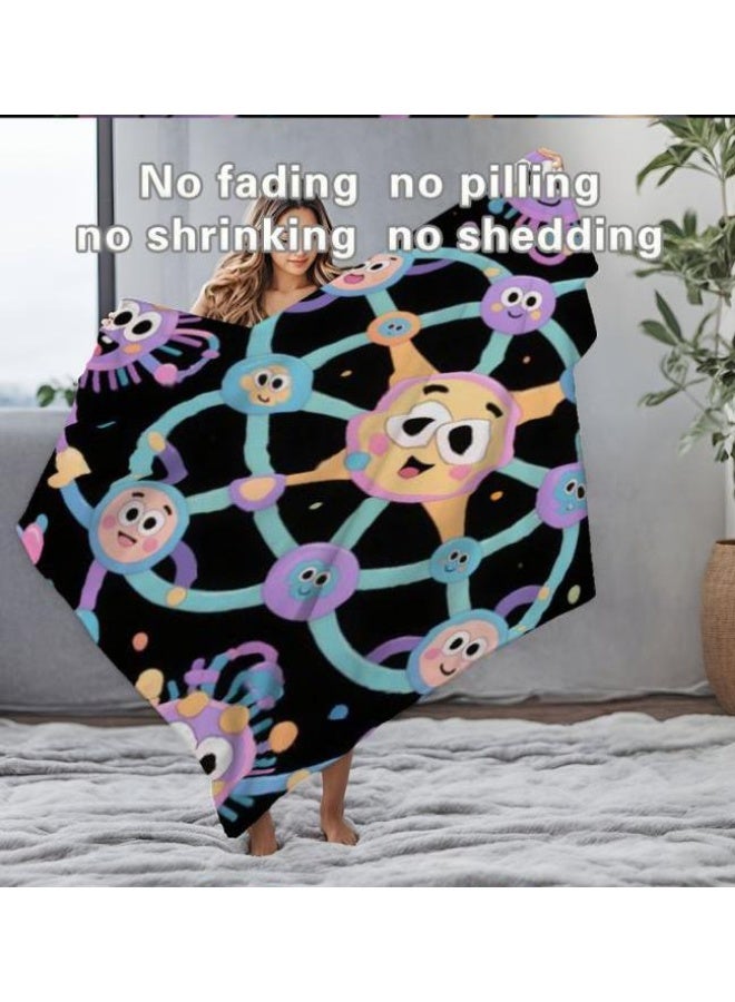 general Baby and children's cartoon flannel thin blanket (warm and comfortable, suitable for sleep, game use) 70cm*100cm - Image 5