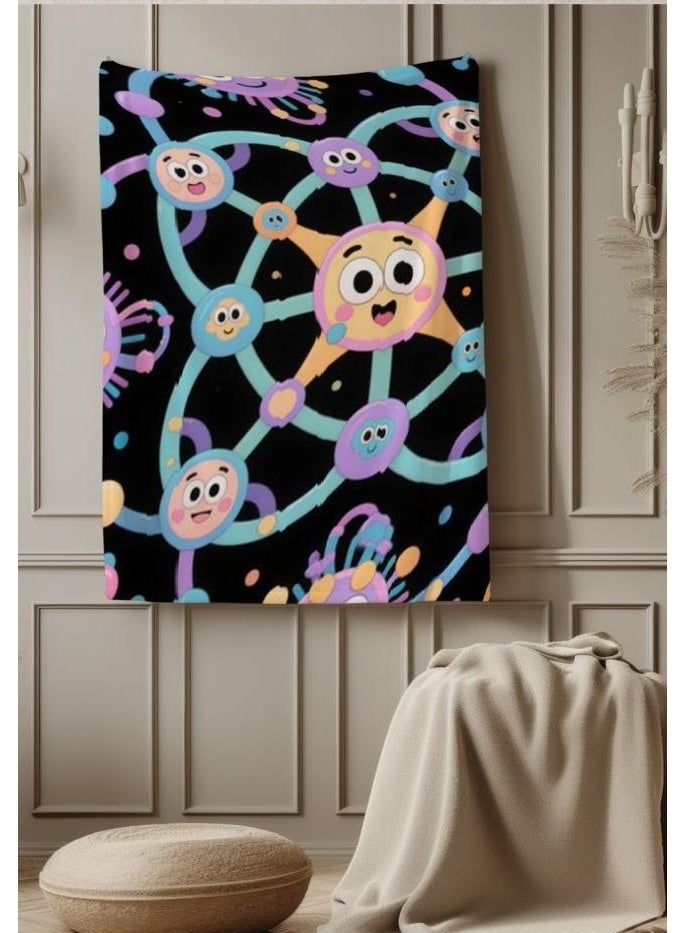 general Baby and children's cartoon flannel thin blanket (warm and comfortable, suitable for sleep, game use) 70cm*100cm - Image 2