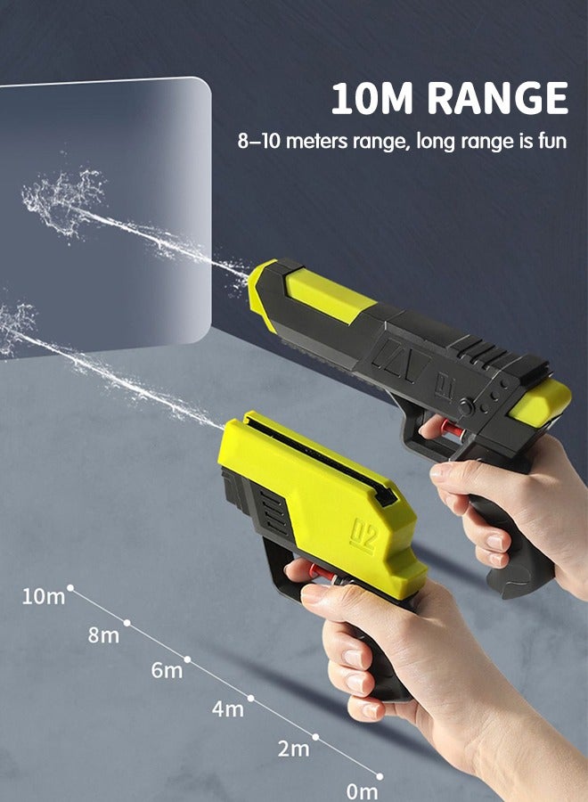 GROIC 2 in 1 Water Guns for Kids, Squirt Guns Water Pistol Guns, 1 Big Plus 1 Small Water Blaster, Summer Water Blaster Pistol Swimming Pool Bath Toys Outdoor Beach Water Fighting Toy for Boy Girl - Image 3