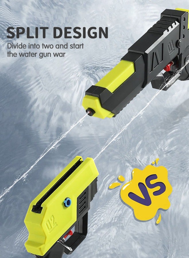 GROIC 2 in 1 Water Guns for Kids, Squirt Guns Water Pistol Guns, 1 Big Plus 1 Small Water Blaster, Summer Water Blaster Pistol Swimming Pool Bath Toys Outdoor Beach Water Fighting Toy for Boy Girl - Image 4