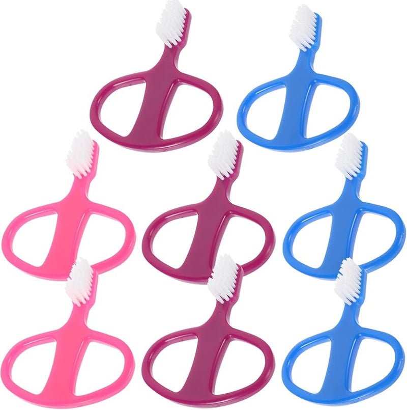 Soft Bristle Toothbrush Set 9pcs Ergonomic Design Multi Color Gentle Cleaning - Image 2