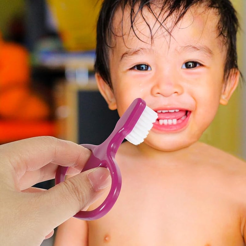 Soft Bristle Toothbrush Set 9pcs Ergonomic Design Multi Color Gentle Cleaning - Image 5