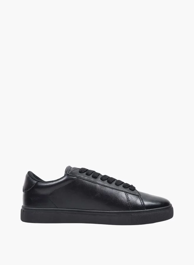Men's Panelled Sneakers with Lace-Up Closure - MEMPHIS