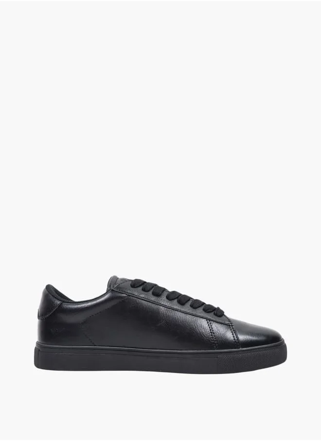 GAP Men's Panelled Sneakers with Lace-Up Closure - MEMPHIS