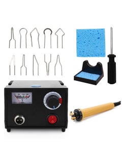 Wood Burner Pyrography Pen Burning Machine Gourd Crafts Tool Set With Welding Wire Top Adjustable Temperature