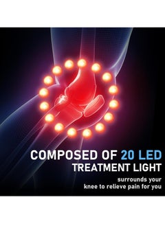 TIGER 4-in-1 Cordless Knee Massager with Heat, Vibration - Red Light Therapy & 3D Compression – Rechargeable Portable Knee Massage Device for Pain Relief, Arthritis, Joint Stiffness || Ideal for Men & Women – Great Gift for Family & Friends  - Image 4