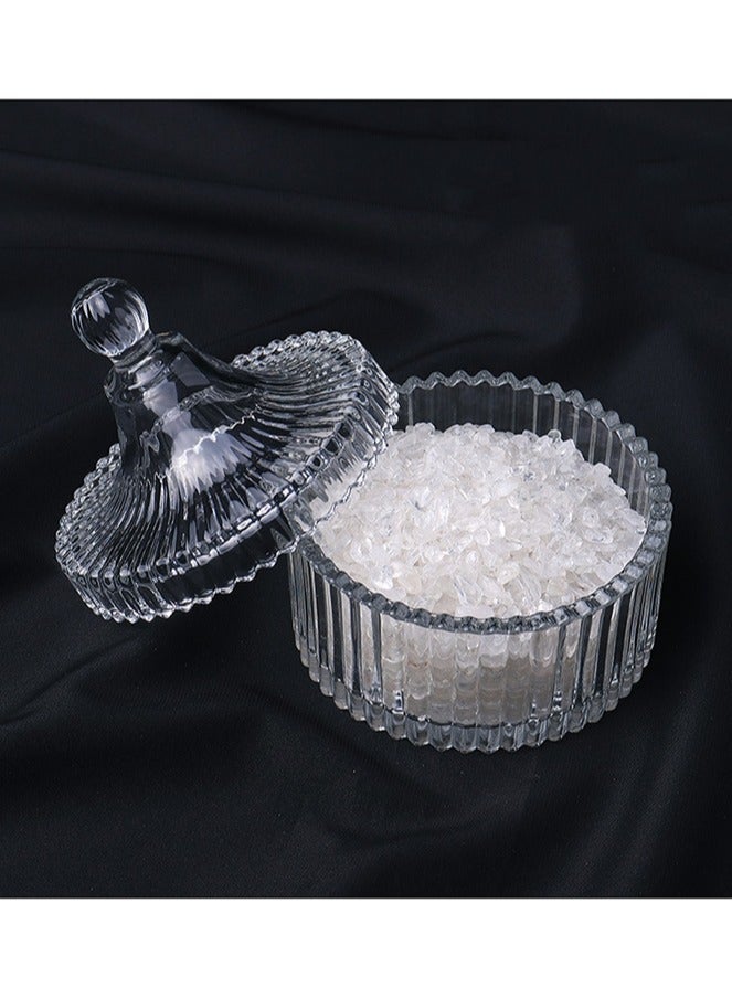 HOMESTAR 2pcs glass Dates bowl With Lid  - Image 2