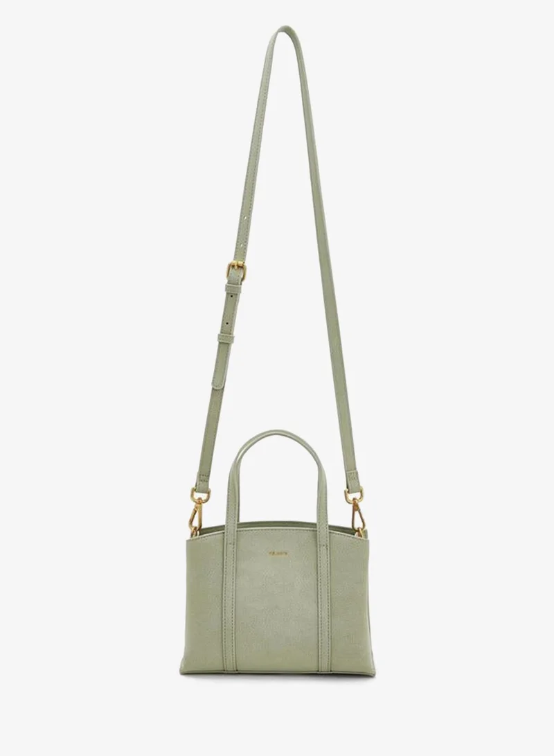 سيليست Textured Tote Bag With Double Handles