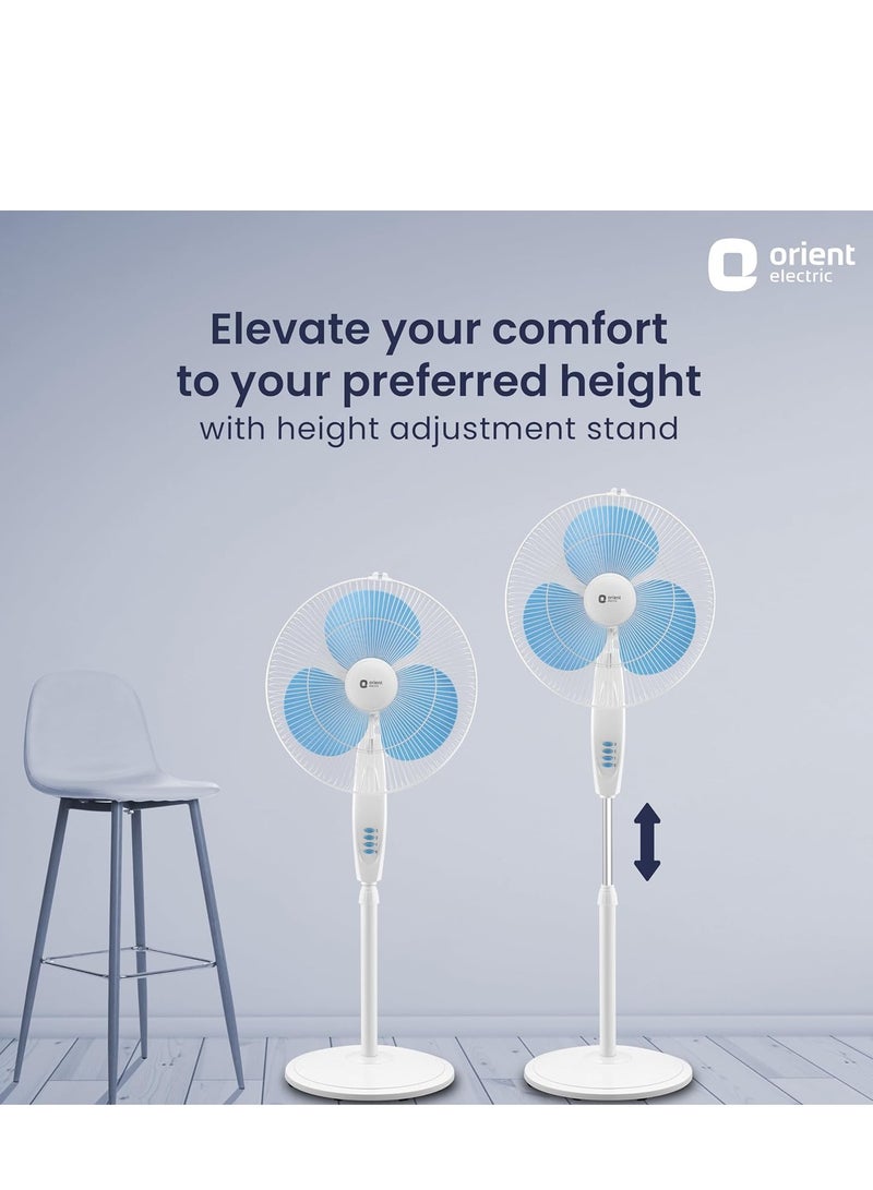ORIENT مروحة قاعدة متذبذبة 400 ملم من أورينت إليكتريك ستاند-82  - Image 4