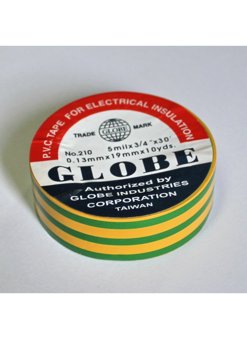 Globe Original Yellow/Green 19mm Insulated Tape 6060024 