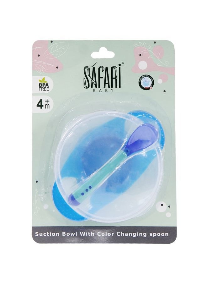 safari baby - Feeding Bowl With Spoon - Image 1